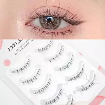 Увеличить глаза Натуральный инструмент для макияжа Нижние накладные ресницы Полнополосные ресницы Нижние норковые ресницы