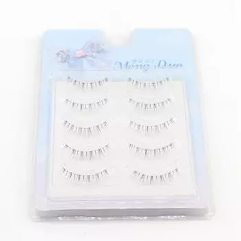 Увеличить глаза Полная полоса макияжа Инструмент Нижние норковые ресницы Наращивание ресниц Нижние накладные ресницы 5 pair