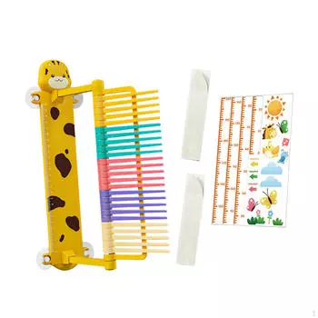 Увеличить тренировочный тестер сенсорный счетчик прыжков в высоту для девочек и мальчиков настенный длина 25 см yellow giraffe