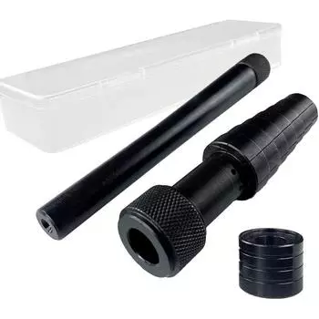 Увеличитель черного кольца 17-24 мм, инструмент для регулировки размера кольца, инструмент для ремонта, инструмент для изменения размера кольца Ring expander+hammer