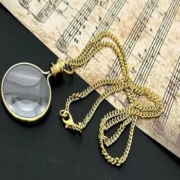 Увеличительное монокль, карманное увеличительное стекло - стимпанк ретро подарок - карманный монокль костюм - карманные лупы ручной работы