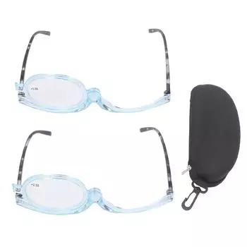 Увеличительные очки для макияжа, вращающиеся глаза, одна линза, увеличительные очки для макияжа глаз для пожилых женщин +2.50