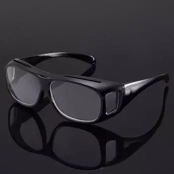 Увеличительные очки Очки для чтения Лупа Унисекс Увеличительные очки для пресбиопии Big Vision Очки против усталости +250.+300 +250 чёрный