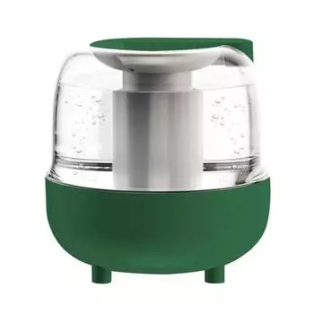 Увлажнитель 4л USB Ароматерапевтический увлажнитель Домашние увлажнители воздуха Очиститель воздуха со светодиодной лампой Настольный туманообразователь, зеленый CHINA