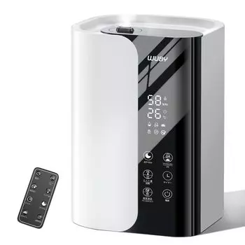 Увлажнитель большой емкости 6 л Ионная УФ-дезинфекция Дезинфекция Гибридный увлажнитель Увлажнитель нагревательного типа Очиститель воздуха Ультразвуковой настольный ароматизатор