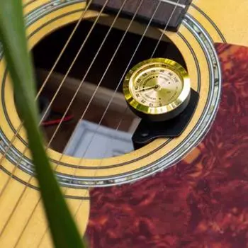 Увлажнитель для акустической гитары, сменный гигрометр, система контроля влажности инструмента 2 в 1, прочный монитор влажности