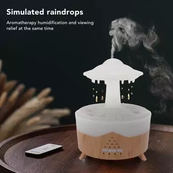 Увлажнитель Домашний увлажнитель UFO Увлажнитель Raindrop с цветной подсветкой Увлажнитель с дистанционным управлением и таймером Увлажнитель