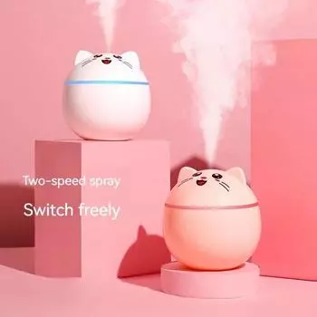 Увлажнитель Lucky Cat Mini Small USB Home Office Car Беременные женщины Маленький ребенок Увлажнение Бесшумный Большой Распылитель Essential Home Office
