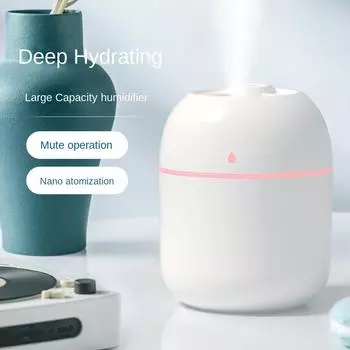 Увлажнитель с каплями воды USB для мамы и ребенка, яйца для автомобиля, настольный мини, большой емкости, ароматерапия розовый