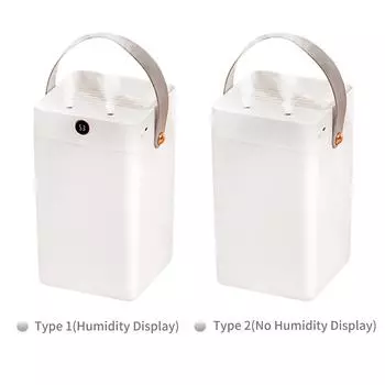 Увлажнитель тумана 3 л с дисплеем влажности, двойной распылитель, прохладный увлажнитель тумана, тихая спальня с питанием от USB Type 2