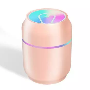 Увлажнитель воздуха 200 мл USB Цветной световой диффузор тумана Регулируемый эфирный распылитель для дома, офиса, автомобиля no1