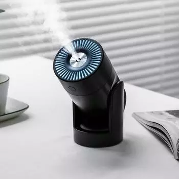 Увлажнитель воздуха 220 мл Регулируемый прикроватный электронный диффузор с ночником Увлажняющий малошумный туманообразователь Pink