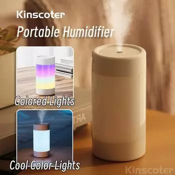 Увлажнитель воздуха, автомобильный освежитель воздуха, USB портативный аромадиффузор для эфирного масла, ультразвуковой генератор тумана с цветной лампой Pink