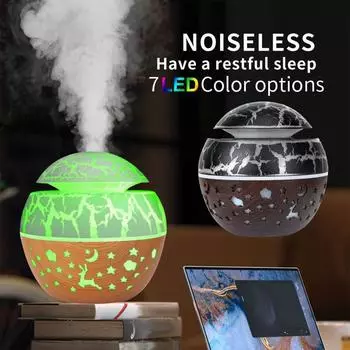 Увлажнитель воздуха Dark And Light Wood Grain Sky Cross-Border Цветной Увлажнитель воздуха One Size чёрный