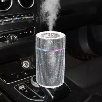 Увлажнитель воздуха для автомобиля Diamond, проекционный увлажнитель воздуха со звездным небом, диффузор со стразами, освежитель воздуха, блестящие автомобильные аксессуары