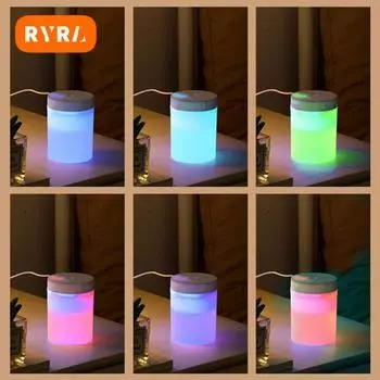 Увлажнитель воздуха для спальни, дома, автомобиля, офиса, ультразвуковой генератор тумана, мини-портативный ароматерапевтический масляный диффузор, противотуманный воздухоочиститель 01