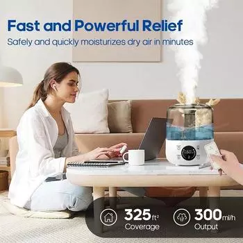 Увлажнитель воздуха KINSCOTER, настенная вилка 220 В 110 В, электрический увлажнитель, большой объем тумана 3 л, аромадиффузор, пульт дистанционного управления, таймер European standard