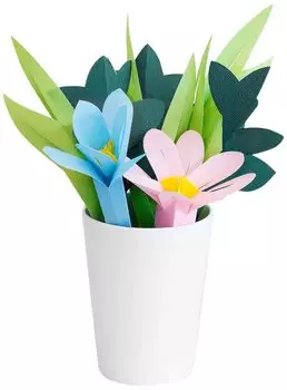 Увлажнитель воздуха Mikuni Misty Craft Flowers Экологичный увлажнитель воздуха Бумажный увлажнитель воздуха Не требует электричества Энергосберегающий внутренний антибактериальный устойчивый к плесени