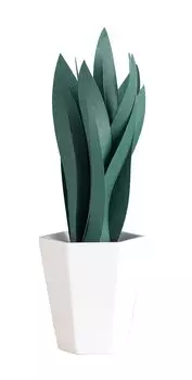 Увлажнитель воздуха Okudake Eco Увлажнитель воздуха Mikuni Misty Plants Sansevieria Evergreen Бумажный увлажнитель воздуха Не требует электричества Энергосберегающий интерьер