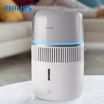 Увлажнитель воздуха Philips HU5710 Fog-free Humidifier Nano cloud, увлажнение без запотевания, не смачивает пол, не выбирает качество воды белый
