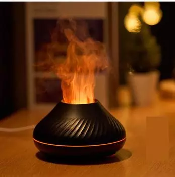 Увлажнитель воздуха Роскошные увлажнители для ароматерапии USB-диффузоры Эфирные масла Диффузор Масло Увлажнитель пламени Необходим для дома