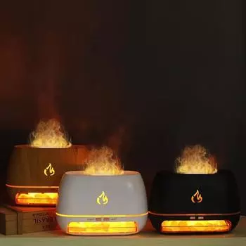 Увлажнитель воздуха с ароматерапией Wood Grain, автоматический ультразвуковой, 7 цветов, эфирное масло, ароматерапия, холодный туман, парфюмерная машина