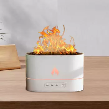 Увлажнитель воздуха с ароматом эфирного масла и таймером управления, креативное увлажнение туманом для путешествий Flame