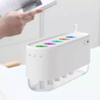 Увлажнитель воздуха с цветной подсветкой Персональный настольный динамический датчик для офиса, спальни