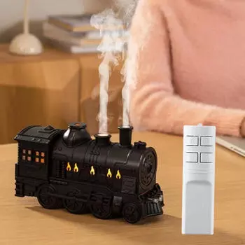 Увлажнитель воздуха с диффузором и эфирным маслом Retro Train, емкость воздуха 300 мл для 15-30 кв.м.