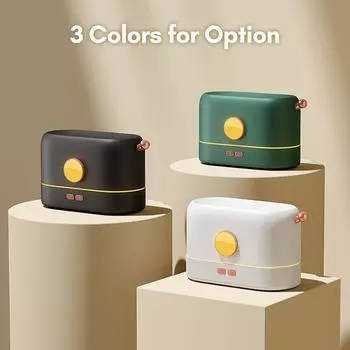 Увлажнитель воздуха с имитацией пламени и ароматом воздуха, настольный увлажнитель тумана 2-в-1 и диффузор для ароматерапии для эфирного масла белый