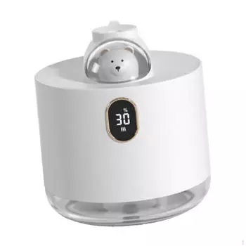 Увлажнитель воздуха с лампой Air Creative Gift Легкий диффузор Spacecraft для белый
