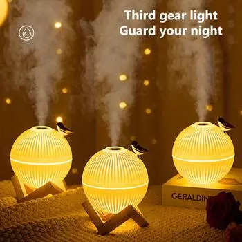 Увлажнитель воздуха со светодиодной подсветкой 3D Moon Электрический аромадиффузор Ароматерапевтические увлажнители Диффузоры эфирных масел для семейных подарков