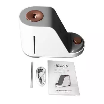 Увлажнитель воздуха Тихий Большой Объем Паров Настольный Ароматерапевтический Увлажнитель с Беспроводной Зарядкой Телефона