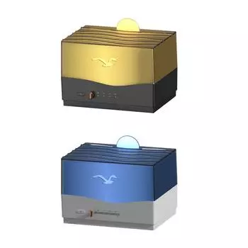 Увлажнитель воздуха USB Орнамент Беззвучный Атмосферный Светильник Эфирное Масло Диффузор Увлажнитель для Спальни СПА Домашнего Офиса Настольный белый