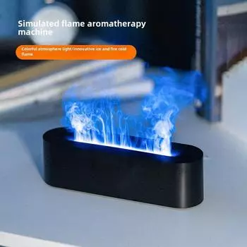 Увлажнитель воздуха USB с 23-цветным пламенем для ароматерапии для дома и отеля Second generation белый