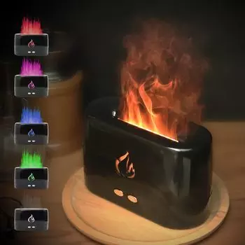 Увлажнитель воздуха WEIMALL, настольный, небольшой, аромадиффузор Bonfire, ультразвуковой аромаувлажнитель для одной комнаты, тихий, с питанием от USB, совместимый с водой