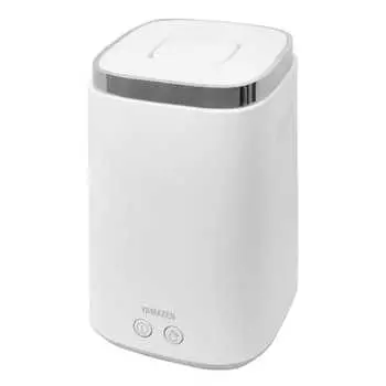 Увлажнитель Yamazen с подогревом парового типа, подача воды сверху (Максимальное увлажнение 500 мл) (Емкость бака 2.4л) (Деревянный ~8,5 татами / Сборный