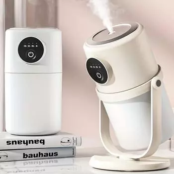 Увлажнители для спальни, увлажнители с холодным паром, увлажнитель воздуха для спальни, настольный диффузор воздуха, питание от USB для столов, домов и офисов белый
