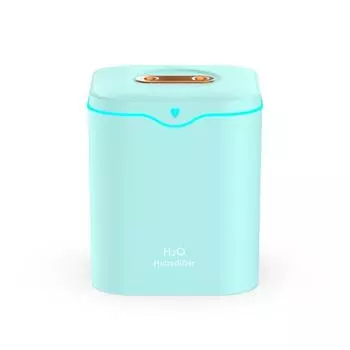 Увлажнители воздуха большой емкости 2000 мл USB двойной распылитель тихий ароматерапевтический аппарат для эфирных масел для дома спальни офиса очистка воздуха USB синий