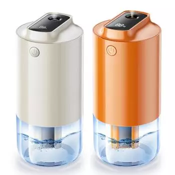 Увлажнители воздуха для спальни Автомобильный увлажнитель воздуха на батарейках с двумя режимами Компактный настольный увлажнитель для небольшой комнаты