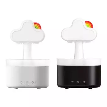 Увлажнители воздуха с функцией автоматического отключения, капельками воды и ночником, увлажнитель воздуха, украшение для СПА-салона отеля, настольный столик белый