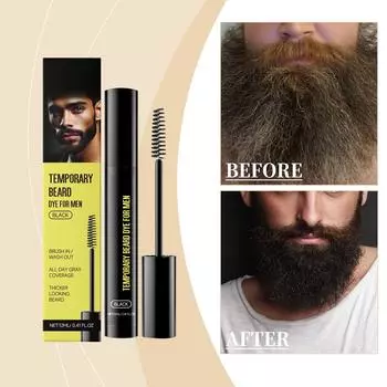 Увлажняет и увлажняет волосы на лице у мужчин, оставляя их естественными и не обесцвеченными 12 мл One Size