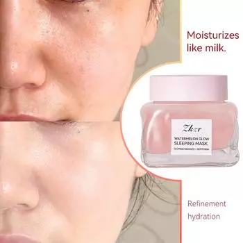 Увлажняйте и питайте кожу с помощью маски для лица с арбузом, чтобы придать ей сияющее сияние 30ml