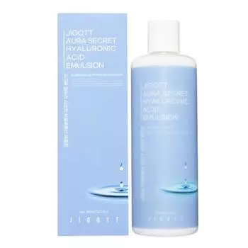 Увлажняющая эмульсия для лица с гиалуроновой кислотой Jigott Aura Secret Hyaluronic Acid Emulsion 300мл