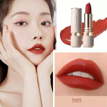 Увлажняющая антипригарная помада с эфирным маслом белой трюфельной розы, стойкая матовая помада матового цвета для женщин