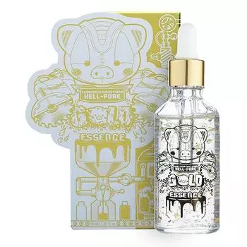 Увлажняющая эссенция для лица с золотом Elizavecca Milky Piggy Hell-Pore Gold Essence 50 мл