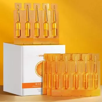 Увлажняющая эссенция с витамином С, освежающая и легко впитывающаяся эссенция для лица, средства по уходу за кожей 2ml20pcs