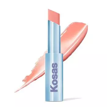 Увлажняющая губная помада Kosas Wet Stick Lip Shine Skinny Dip Kosas, 1 шт., 17 г, Skinny Dip