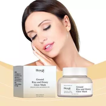 Увлажняющая и осветляющая маска с рисовым медом Увлажняет, увлажняет, питает и улучшает блеск кожи лица