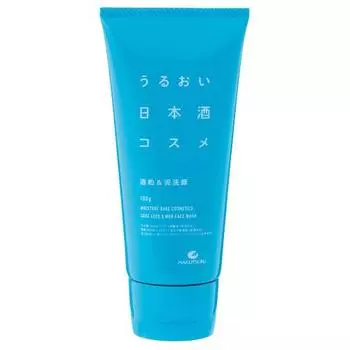 Увлажняющая косметика для саке Hakutsuru Sake Brewery Sake Kasu & Mud Face Wash 100 г
